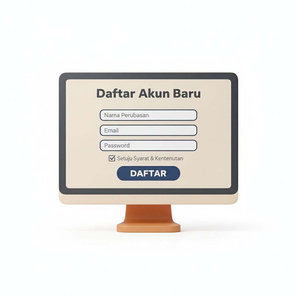 Step 1: Daftar